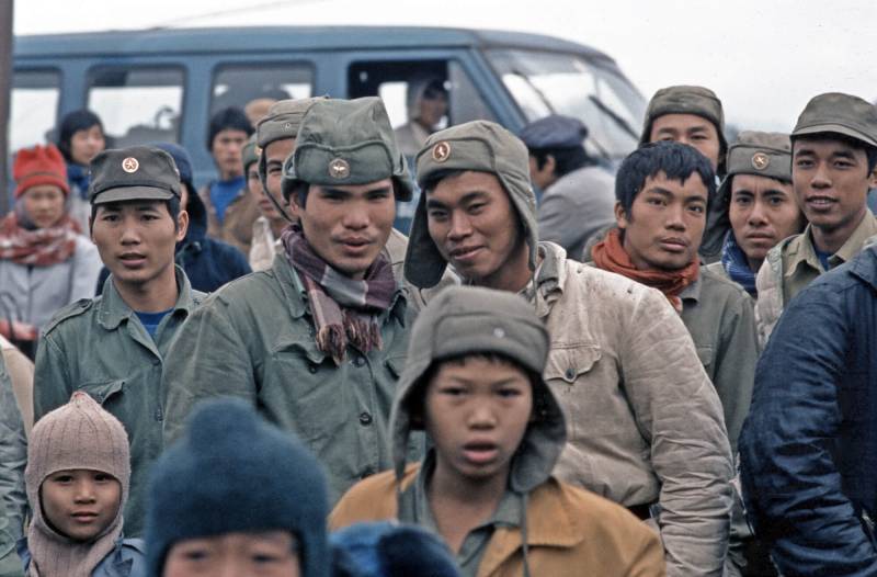 1985, Lạng Sơn, Verteidiger Vietnams gegen die chinesische Truppen.