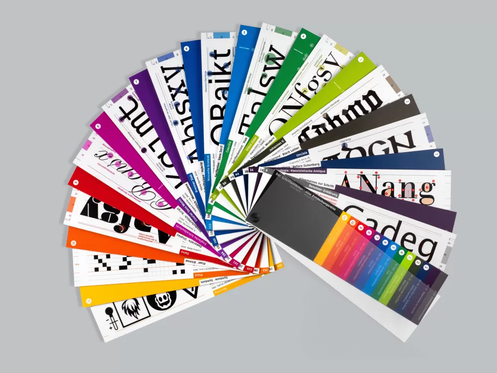 Schriftenfächer