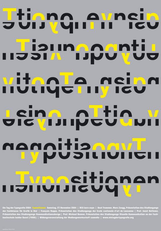 2004, Bern, Typositionen, Tag der Typografie