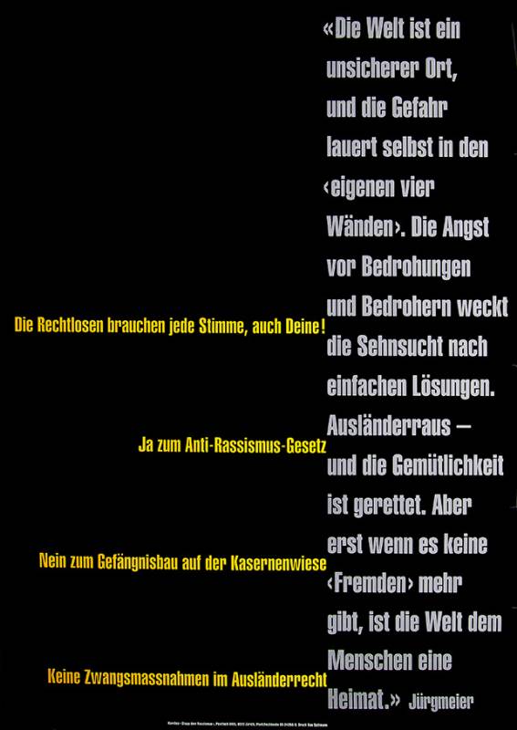 1994, Ja zum Anti-Rassismusgesetz, Jörgmeier, Richard Frick.