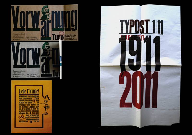 1980er-Jahre, Bleisatz-Arbeiten
2011, Zeitungscover